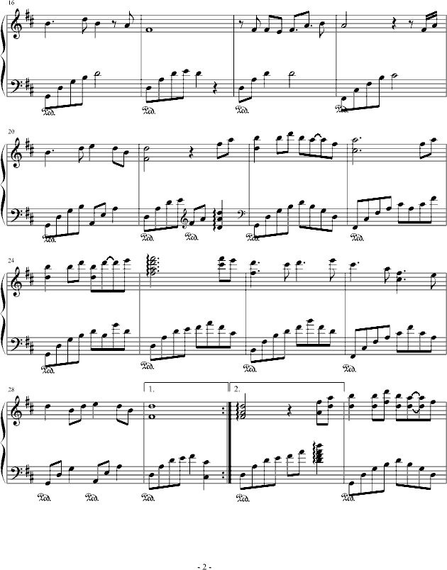17岁简谱_17岁刘德华简谱(2)