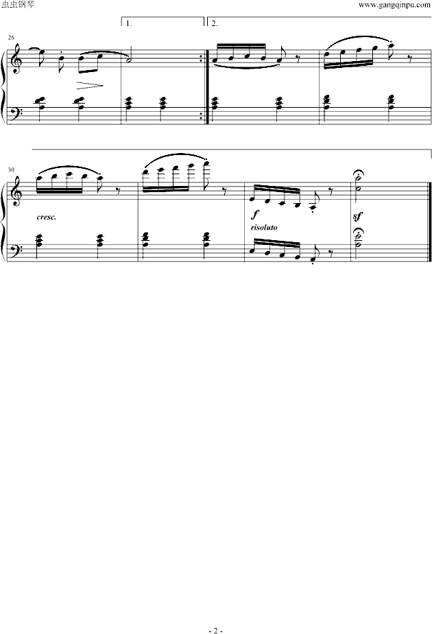 布格缪勒16条曲谱_布格缪勒娇嫩的花曲谱(3)