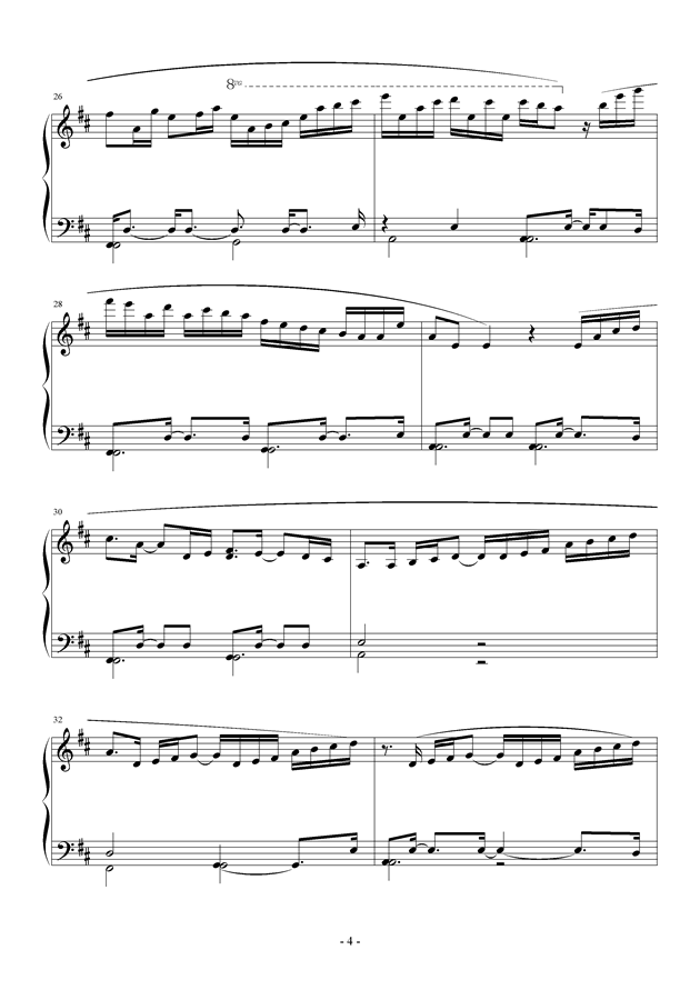 模拟人生曲谱_模拟人生