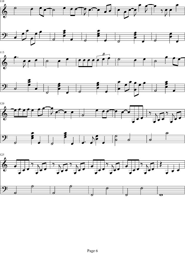 流泪曲谱(2)