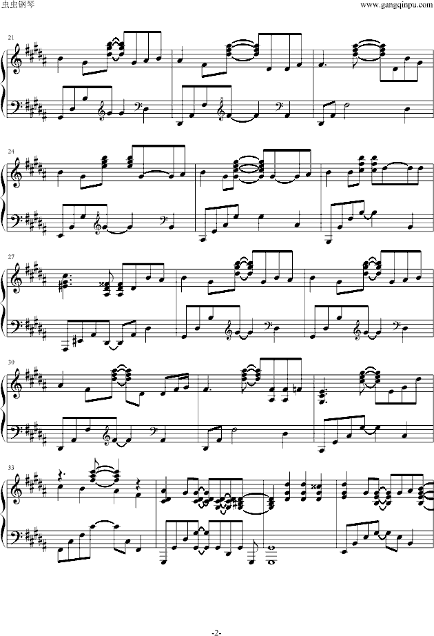 有关红色钢琴曲谱_钢琴简单曲谱