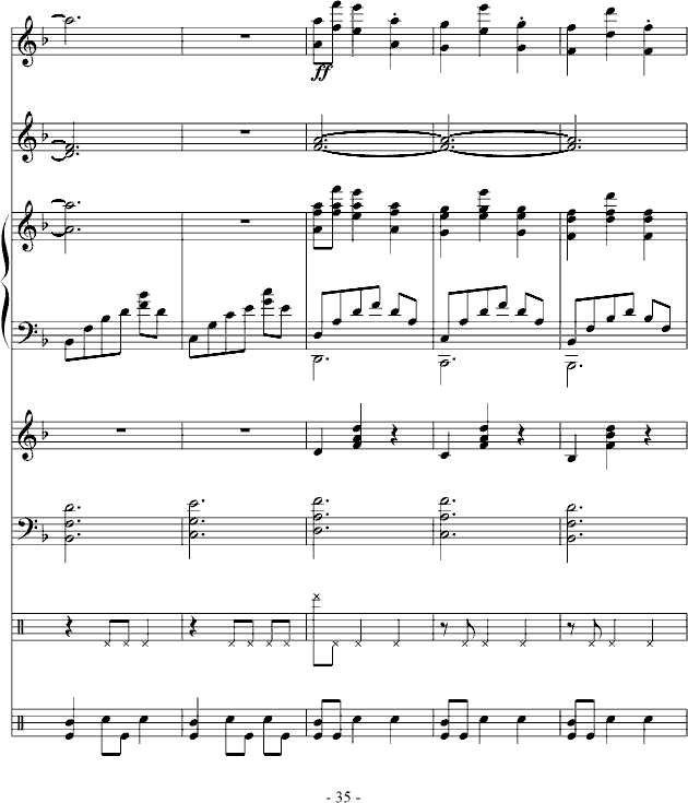 大型圆舞曲●怒放,在此刻!钢琴谱,大型圆舞曲●怒放,在此刻!