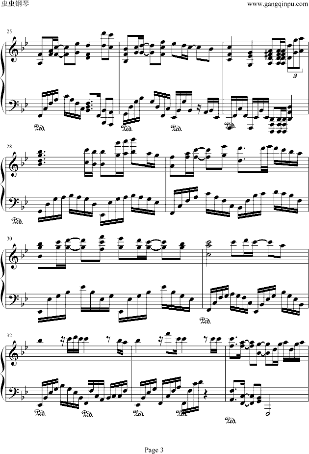 库乐队中的曲谱_天空之城库乐队曲谱
