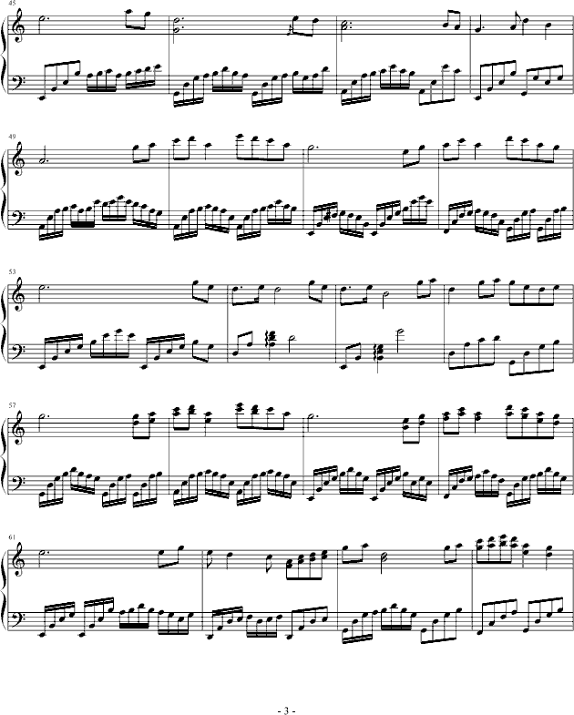 单音调曲谱_钢琴简单曲谱(2)