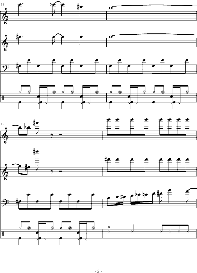 fc—洛克人elecman(总谱)
