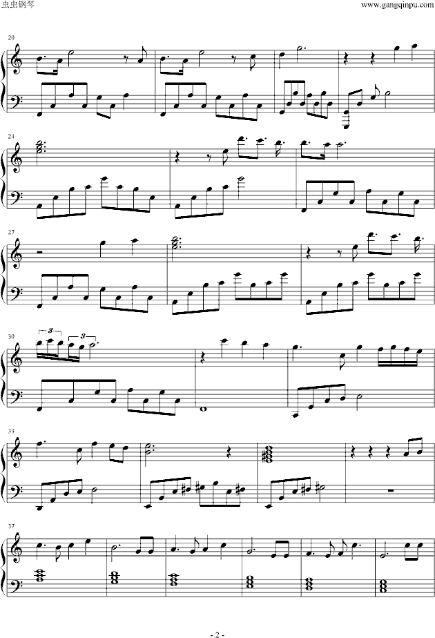 天空之城电脑钢琴曲谱_天空之城钢琴曲谱(4)