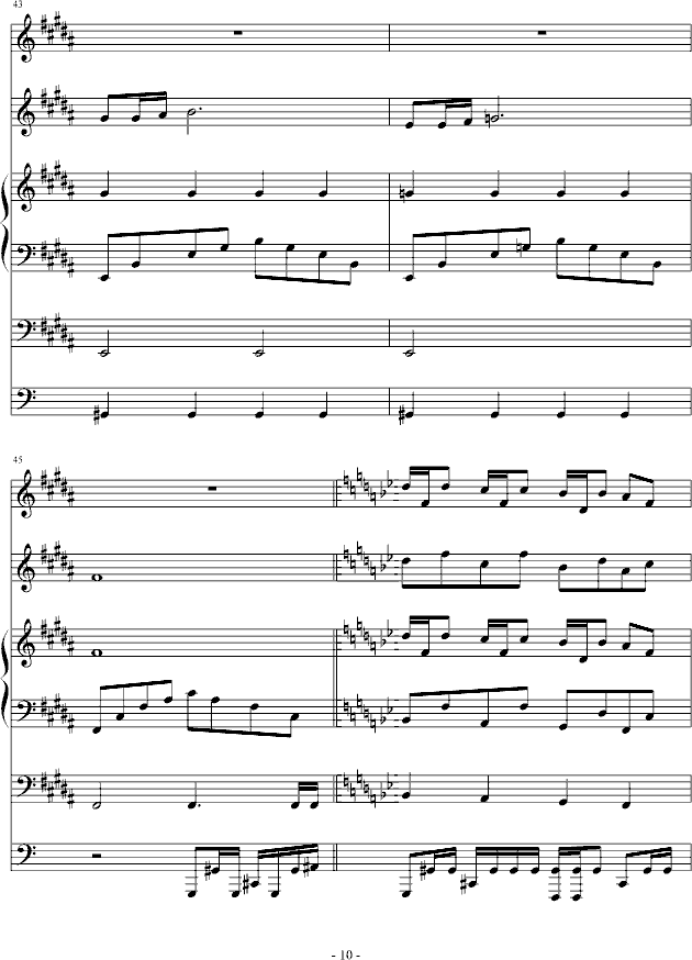 箫吉他曲谱_神话箫曲g调曲谱