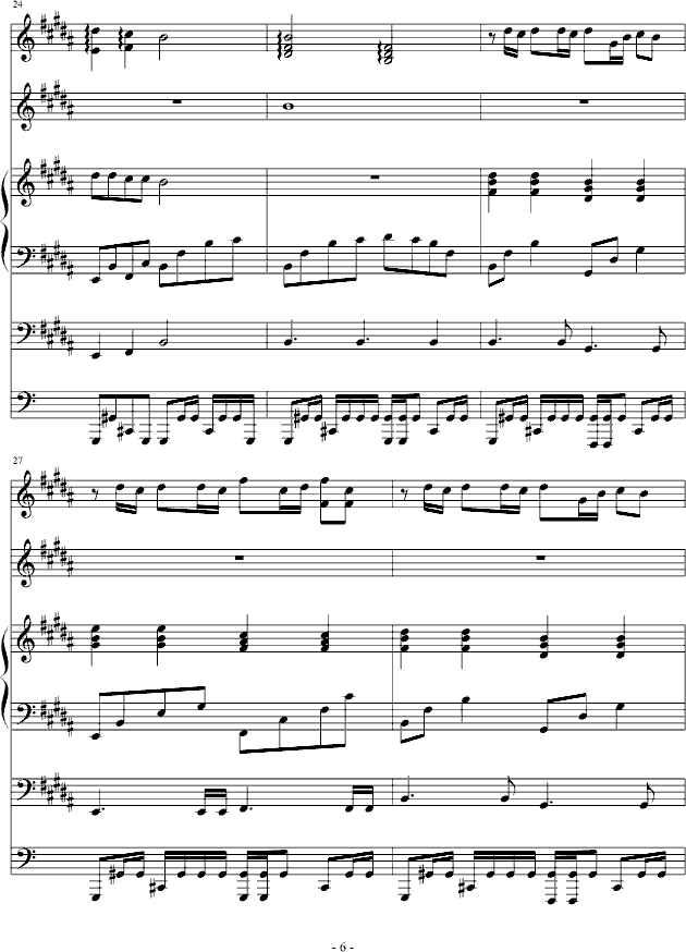 箫吉他曲谱_神话箫曲g调曲谱