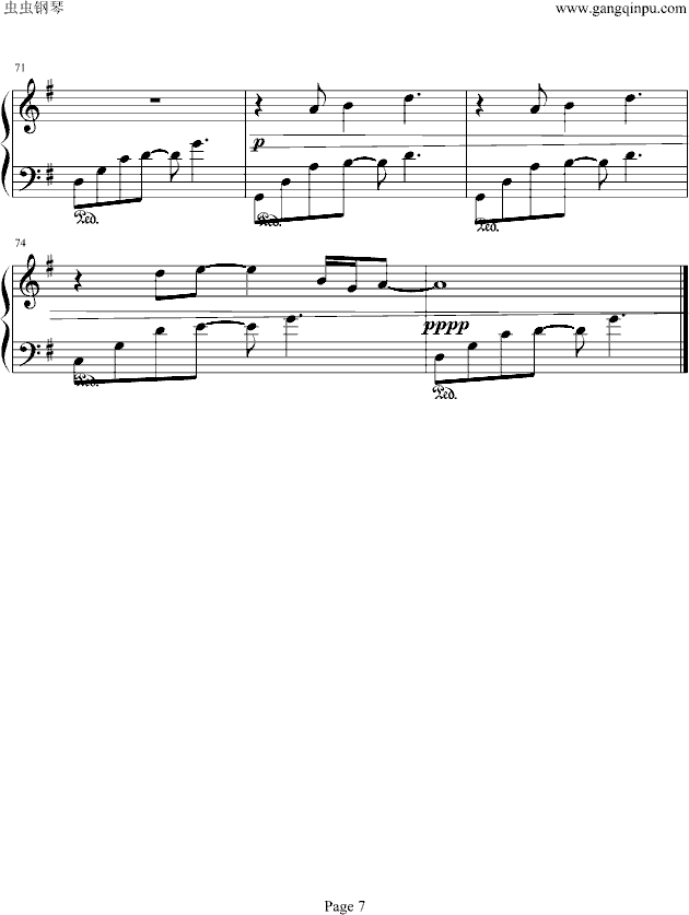 《回家》钢琴曲谱_萨克斯回家曲谱