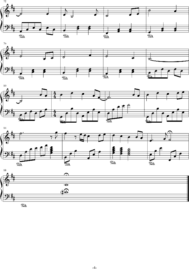凉凉l简谱_凉凉简谱