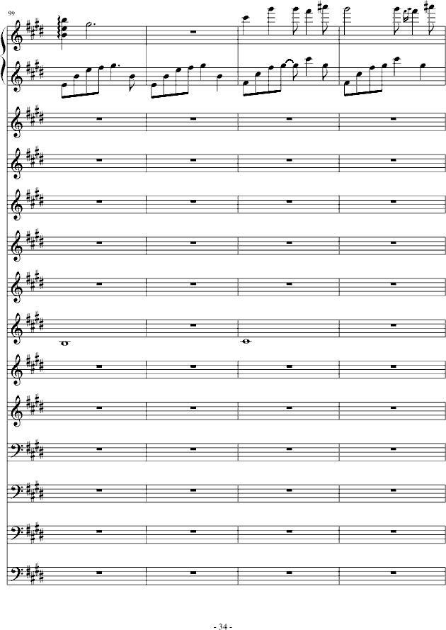 曲谱是12345_钢琴简单曲谱(3)