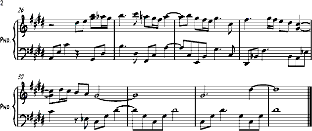 钢琴曲谱snowing歌曲_抖音歌曲钢琴曲谱数字(3)