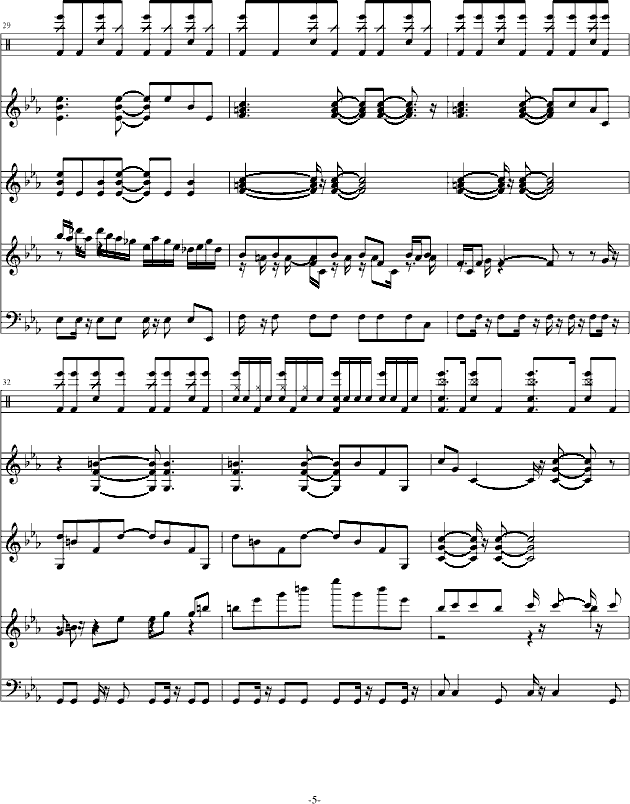 史上最难听的钢琴曲谱_钢琴简单曲谱