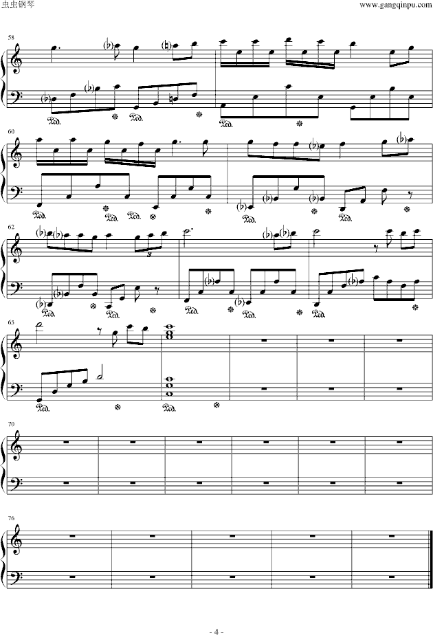 天鹅伴奏曲谱_湖上天鹅钢琴曲谱(3)