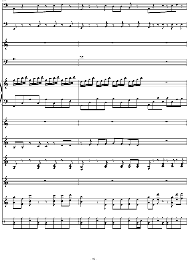 钟c调简谱_反方向的钟简谱(2)