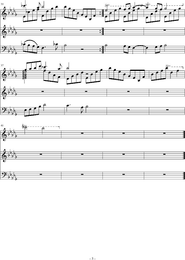 胡柳青白事唢呐曲谱视频_白事唢呐曲谱简谱分享(4)
