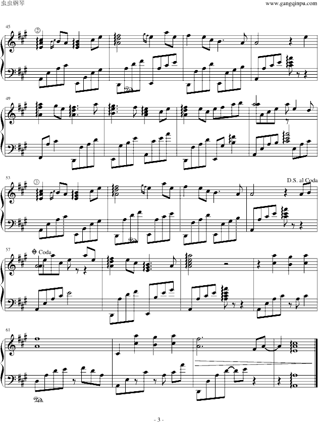 曲谱绿野仙踪_古筝绿野仙踪曲谱(3)