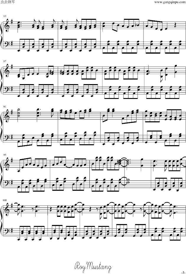 柯罗伊简谱_崩坏学园柯罗伊