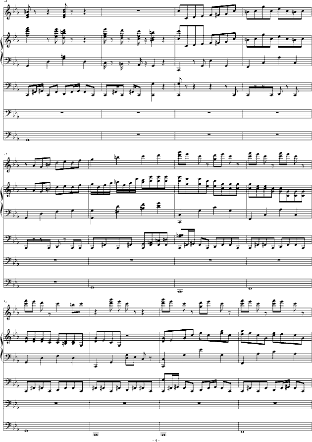 克罗地亚狂想古筝简谱_克罗地亚狂想曲 简谱(2)