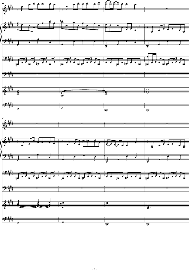 克罗地亚狂想古筝简谱_克罗地亚狂想曲 简谱(2)