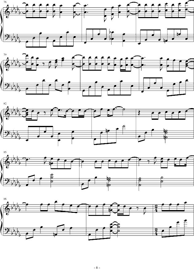 叮当的曲谱_钢琴简单曲谱(2)