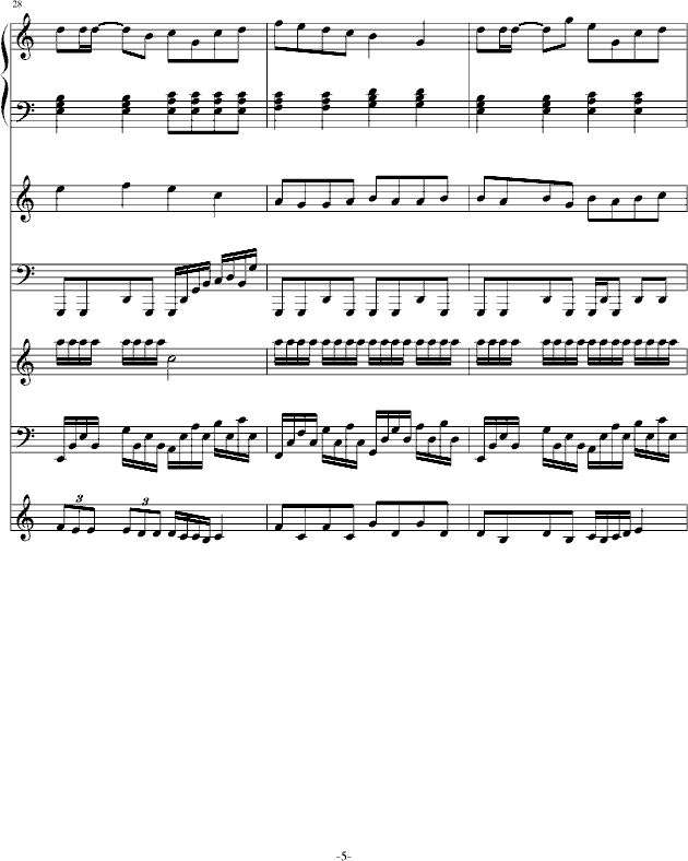 传说之下电子琴sans曲谱_电子琴曲谱(3)
