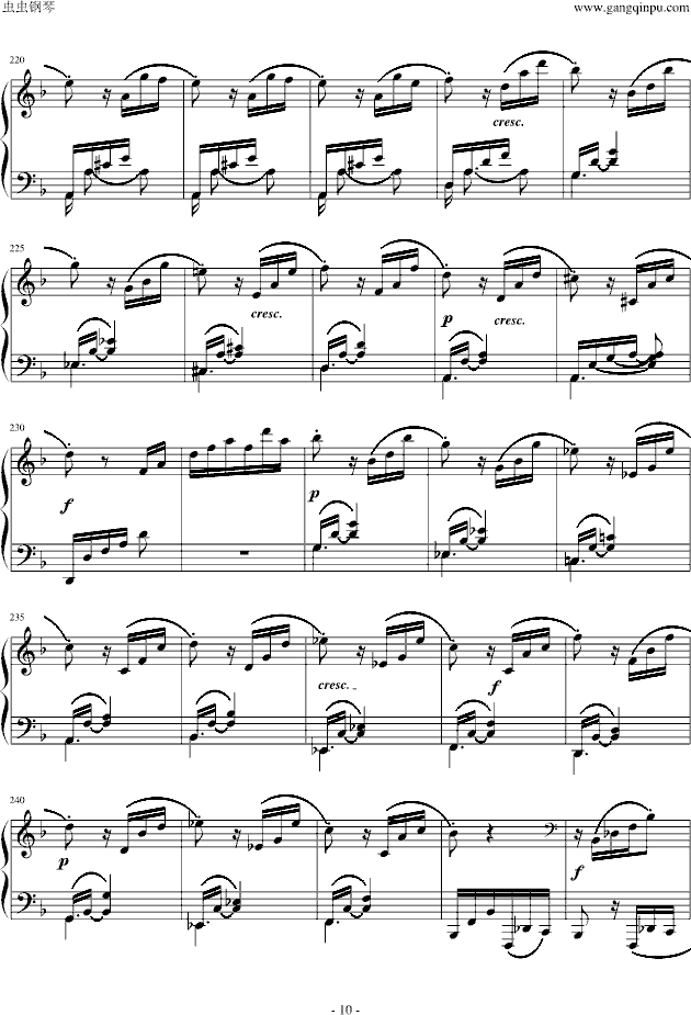 暴风雨奏鸣曲谱完整版_月光奏鸣曲完整版钢琴