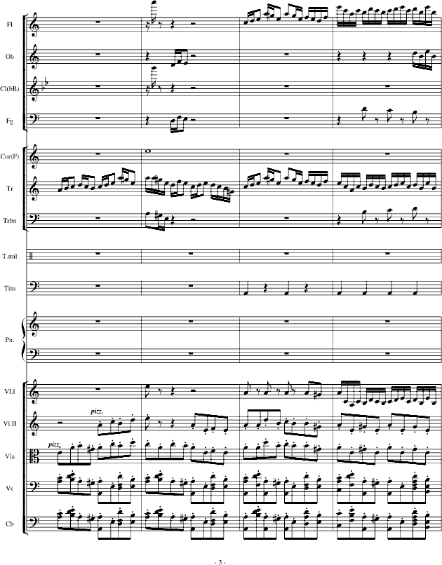 乐队总谱简谱_我不后悔乐队总谱(3)