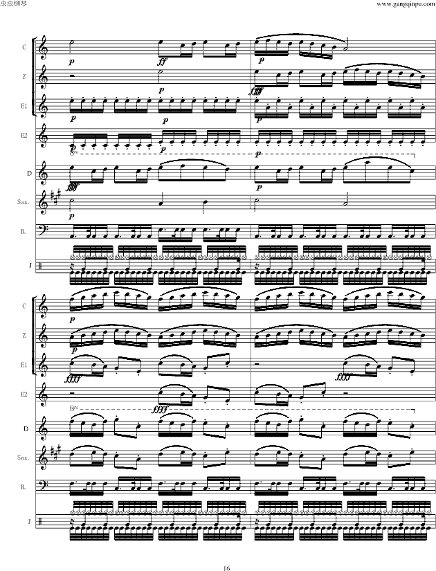 西洋曲谱_西洋乐器图片(2)