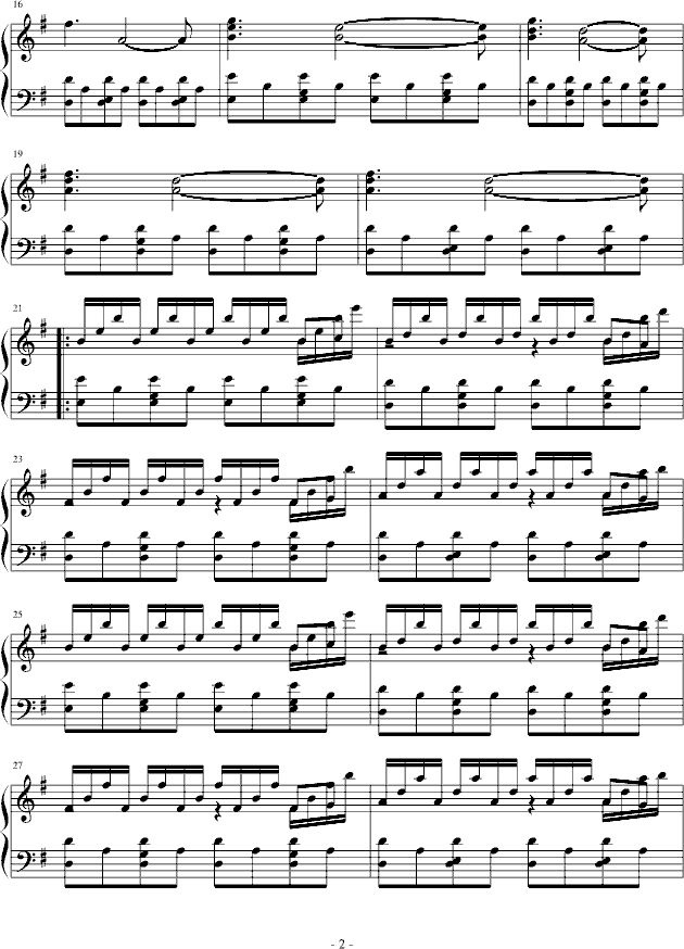 首页 钢琴谱库 心灵减压必听- comptine dun autre ete l apr