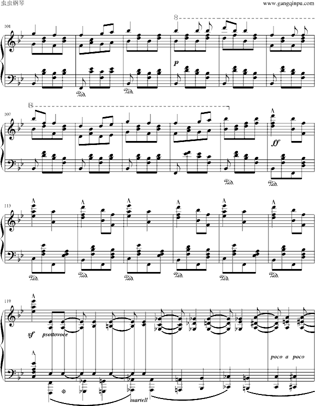 钢琴曲简谱香槟_钢琴曲香槟数字简谱