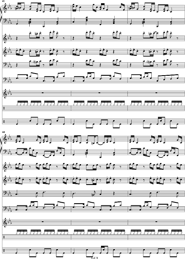克罗地亚狂想曲简谱c调_克罗地亚狂想曲简谱