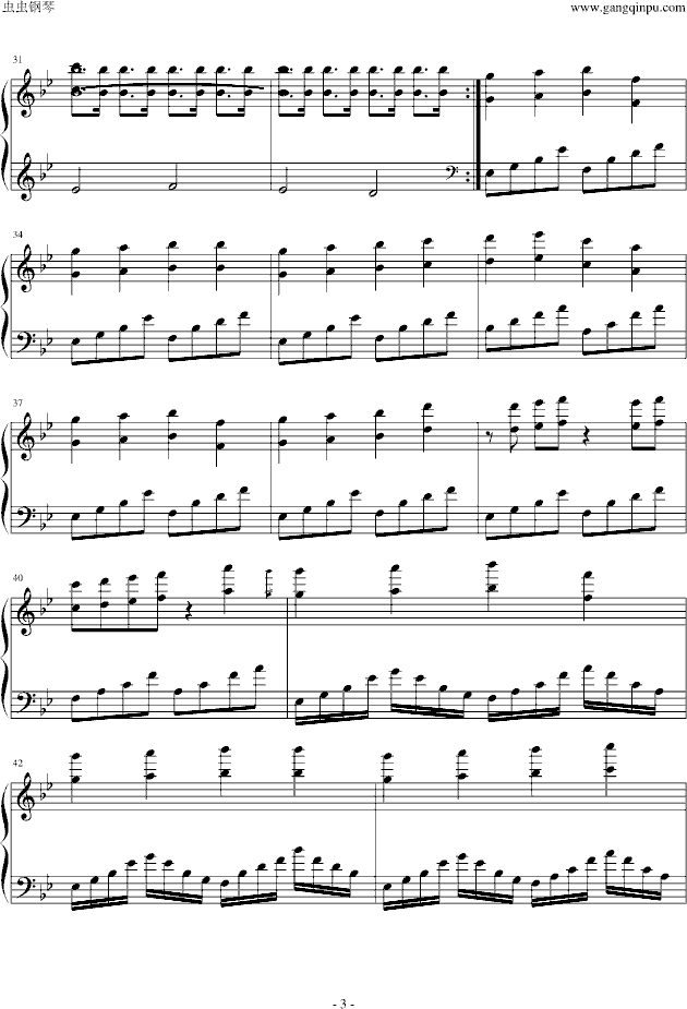 鲁邦钢琴曲谱_鲁邦三世(2)