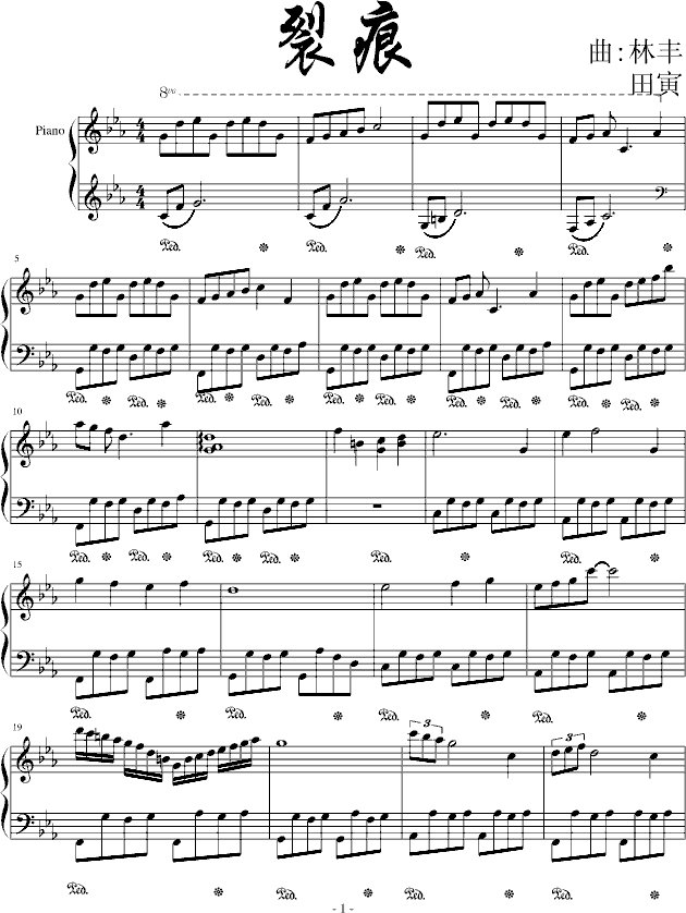 368曲谱网_钢琴简单曲谱(3)