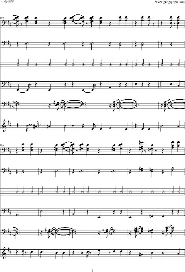 the blue danube-钢琴谱(钢琴曲)-施特劳斯-johann
