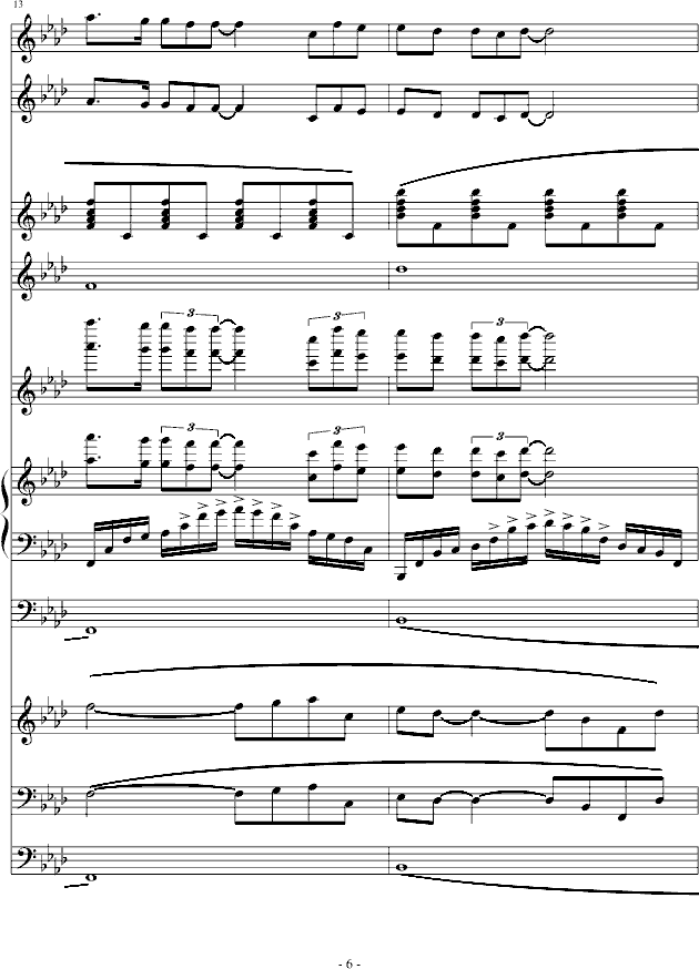 小段的简谱_京剧小段钢琴曲简谱(3)