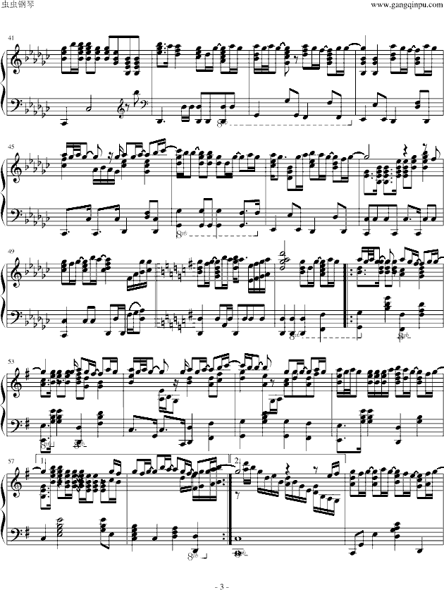 对花苦芦丝曲谱(5)