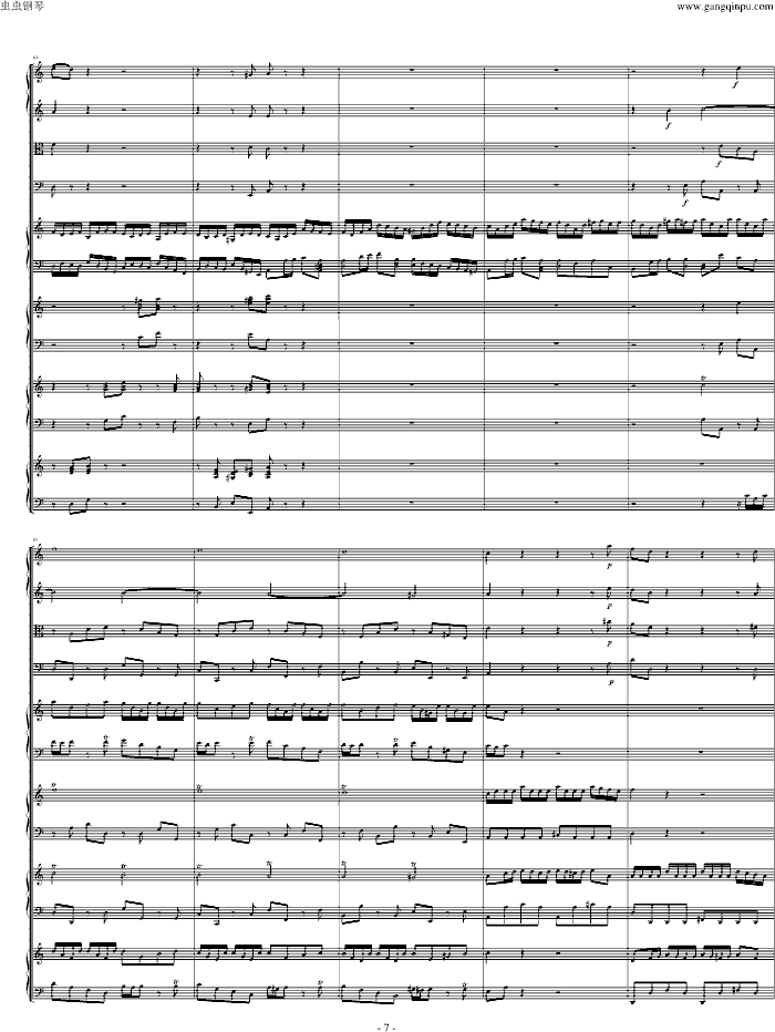 羽管键琴曲谱_陶笛曲谱12孔(2)