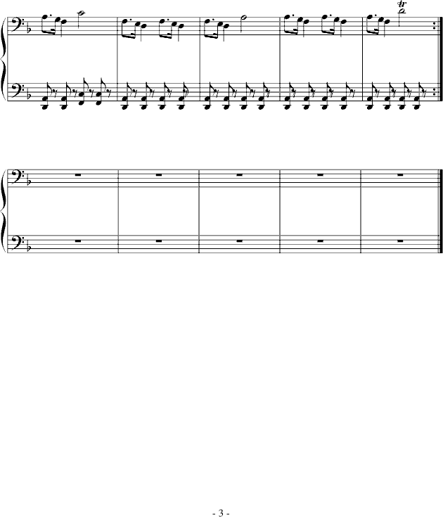 d小调儿歌简谱_c小调儿歌简谱
