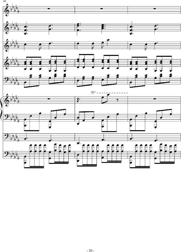 小女人曲谱_钢琴简单曲谱(3)