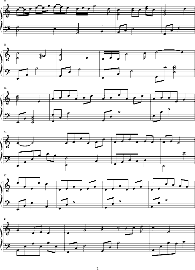 白铜面具-钢琴谱(钢琴曲)-瑟·笙筝-虫虫钢琴谱免费