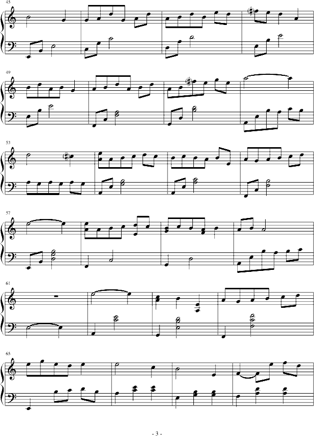 白铜面具-钢琴谱(钢琴曲)-瑟·笙筝-虫虫钢琴谱免费