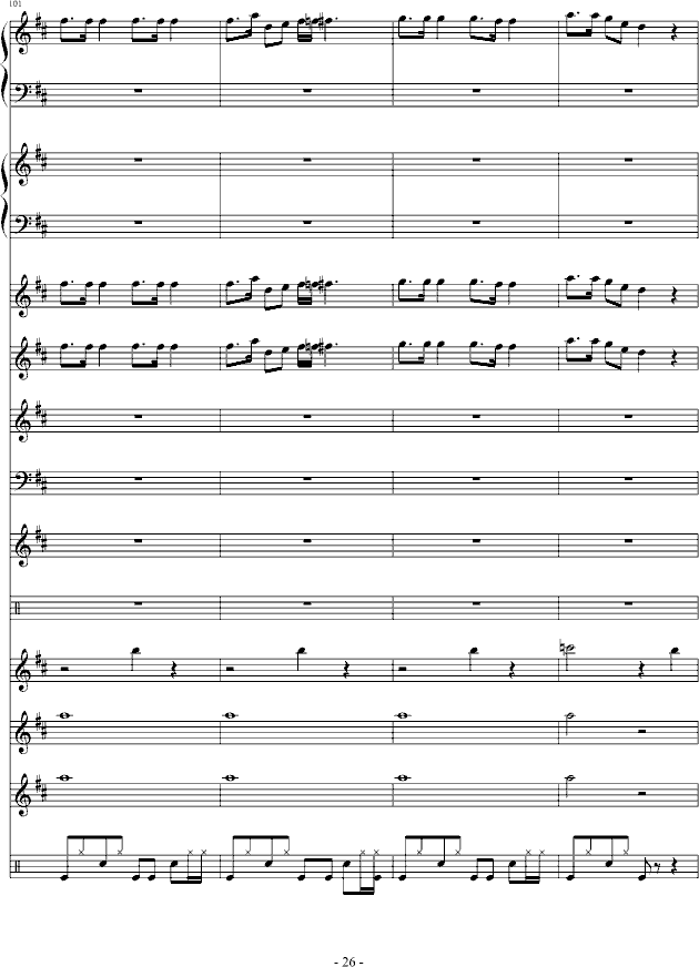 西班牙的节日钢琴曲曲谱_陈曦悲伤的西班牙曲谱(3)