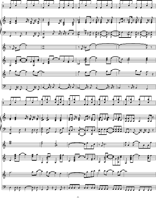 if吉他简谱_丁可if钢琴简谱(3)