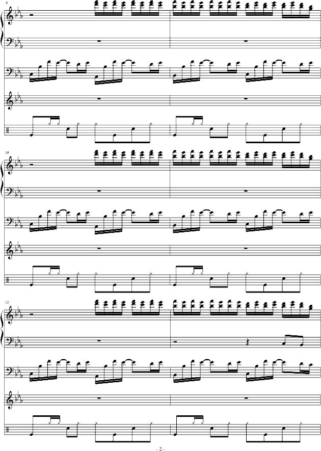 停留简谱_时光不停留简谱(3)