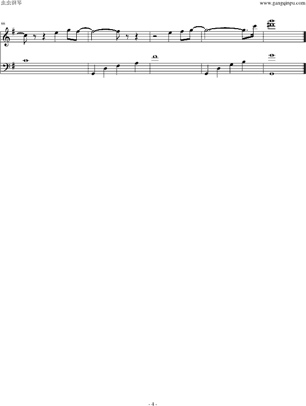 对不起我爱你-钢琴谱(钢琴曲)-中岛美嘉-虫虫钢琴谱