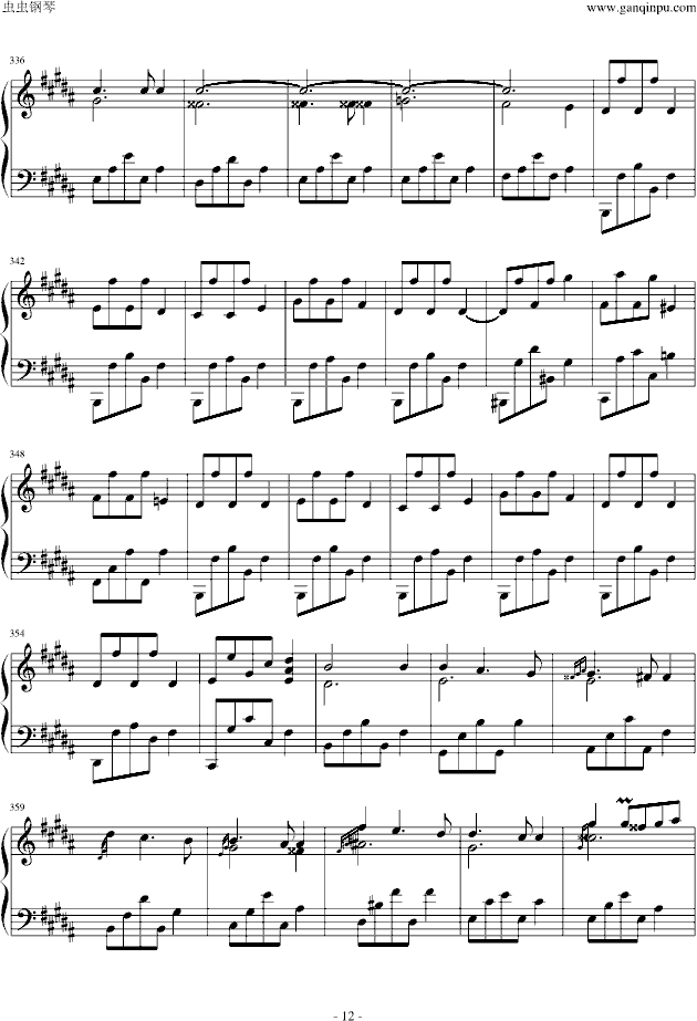 肖邦谐谑曲谱子_肖邦谐谑曲2(3)