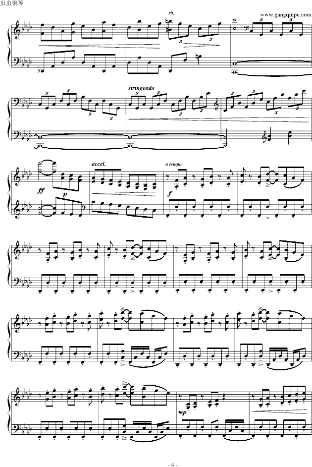 曲谱清角_钢琴简单曲谱(3)