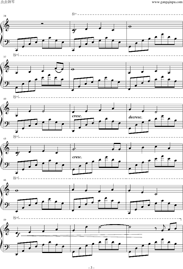 k的钢琴曲谱_钢琴简单曲谱(2)