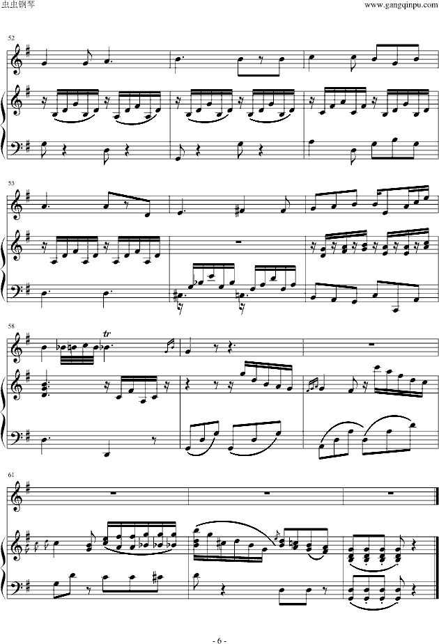 钢琴喜悦曲谱_钢琴简单曲谱(3)